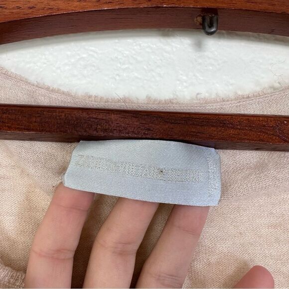 Rare Zadig & Voltaire Deluxe Cashmere Skull Sweater Size M in Cream - Picture 5 of 10